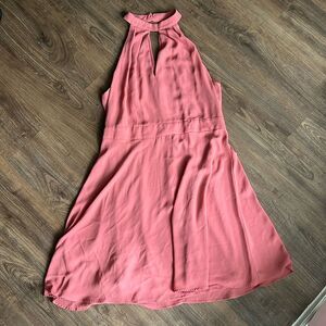 Express Halter Dress Pink Coral Size 10